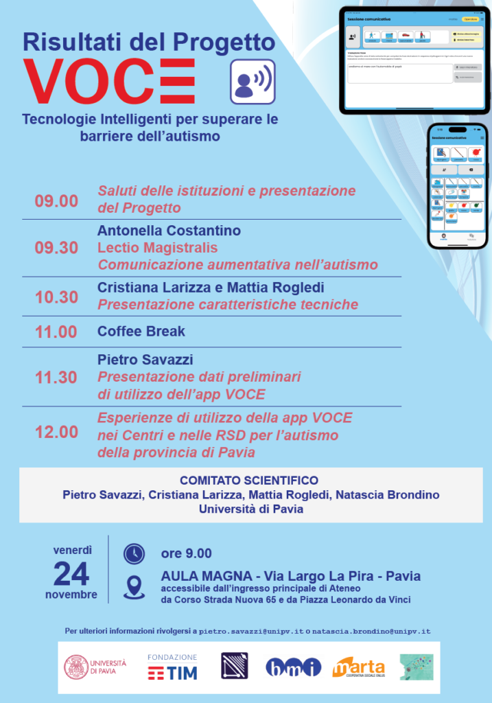 Presentazione dei risultati del progetto VOCE!